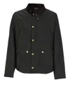Barbour Reelin Coated Jacket In Green
