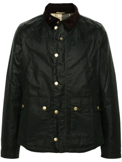 Barbour Jacket In Waxed Cotton In Black
