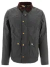 Barbour Reelin Jackets Beige In Gray