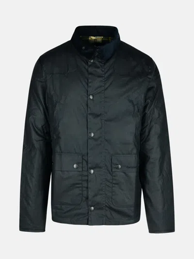Barbour 'reelin' Navy Waxed Cotton Jacket
