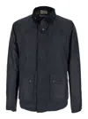 Barbour Reelin Wax Jacket Aw25 Wax Cot Outw In Black