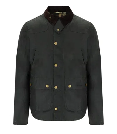 BARBOUR REELIN WAX SAGE GREEN JACKET