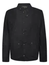 Barbour Reelin Waxed Jacket In Navy