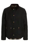 Barbour Reeline Puffer Jackets Green In Brown