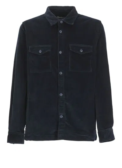 Barbour Regular Cord Overshirt In Black