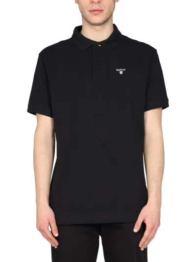 Barbour Regular Fit Polo Shirt In Black
