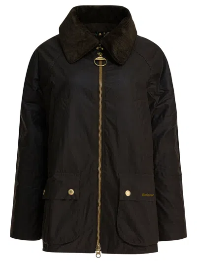 Barbour "reighton Spey" Parka In Black