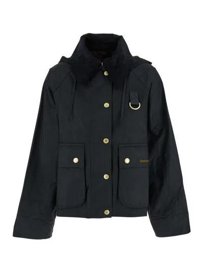 Barbour Reighton Wax Aw25 Wax Cot Outw In Green