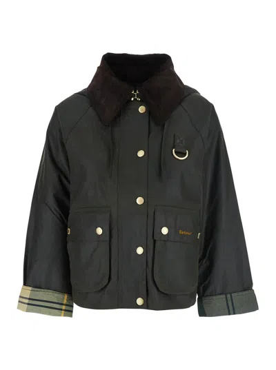 Barbour Reighton Wax Aw25 Wax Cot Outw In Green