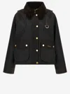 Barbour Reighton Waxed Cotton Jacket In Brown