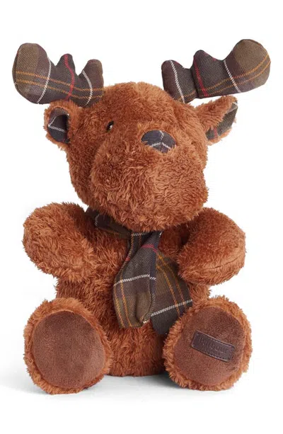 Barbour Reindeer Dog Toy In Brown/classic