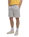 Barbour Cotton Linen Relaxed Shorts In Mist