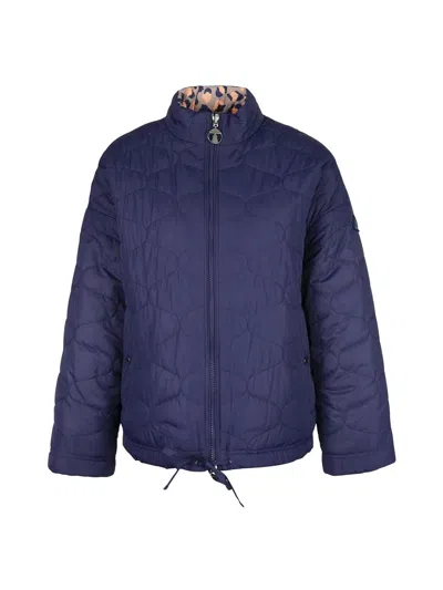 Barbour Reversible Apia Quilted Jacket In Blue
