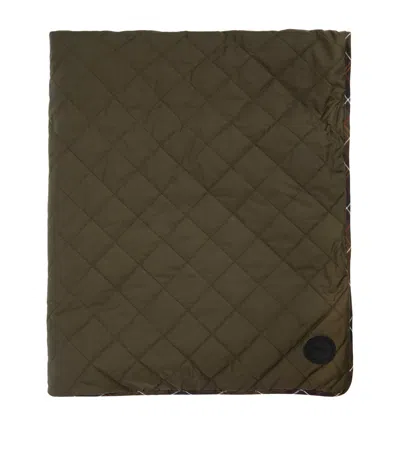 Barbour Reversible Dog Blanket In Brown