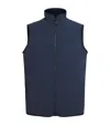 Barbour Reversible Fleece Gilet In Blue