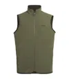 Barbour Reversible Fleece Gilet In Green