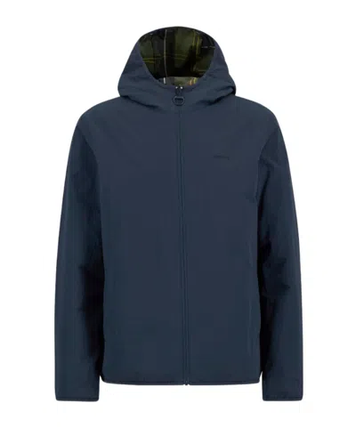 Barbour Reversible Kemble Showerproof Jacket In Blue