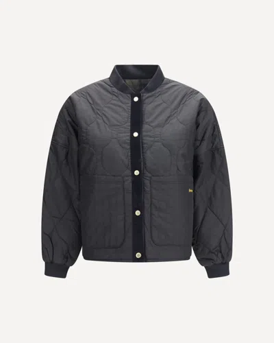 Barbour Reversible Quilted Ravenshill Jacket In Gray