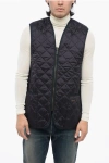 Barbour Reversible Quilted Vest With Tartan Motif