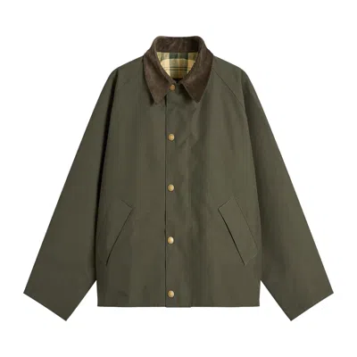 Pre-owned Barbour Reversible Transporter Casual Jacket 'sage/ancient' | Green | Men's Size 40