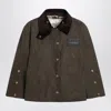 Barbour X Erdem Reversible Clover Logo Jacket In Beige