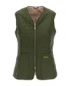 Barbour Reversible Zipped Gilet In Green