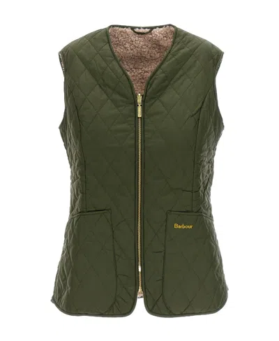 Barbour Reversible Zipped Gilet In Green