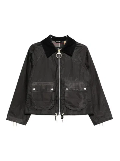 Barbour Ribbed Jacket In Black