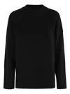 Barbour Ribbed-knit Jumper In Black