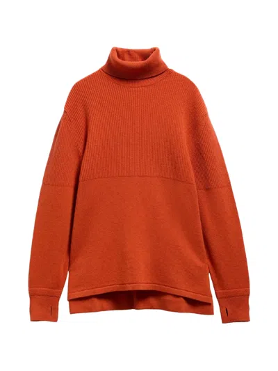Barbour Ribbed-knit Roll-neck Sweater In Blue