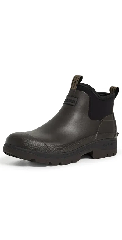 Barbour Ridge Welly Boots Dark Brown