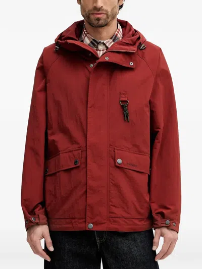 Barbour Re-engineered Showerproof Jacket Fired Brick In Brown