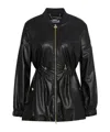 Barbour Riley Leather Jacket In Black