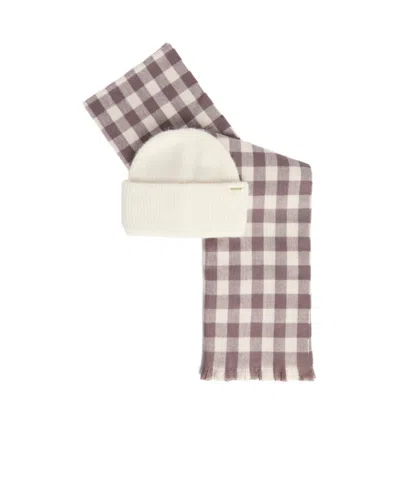 Barbour Rimmed Knitted Cold-weather Cap In Multi