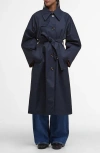 Barbour Robyn Water Resistant Trench Coat In Blue