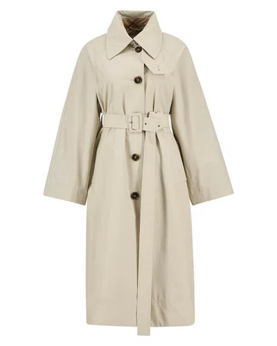 Barbour Robyn Womens Showerproof Trench Coat In Neutral