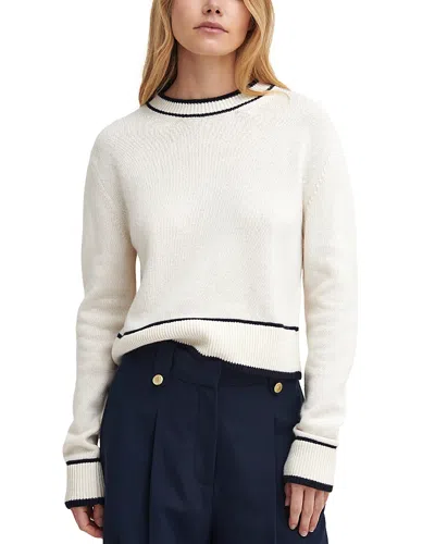 Barbour Rochelle Sweater In Cloud White