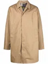 BARBOUR BARBOUR ROKIG COTTON TRENCH COAT