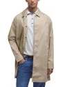 Barbour Structured Coat With Long Sleeves And Side Pockets In Washed Stone