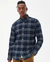 Barbour Ronan Tailored Check Mens Shirt In Blue