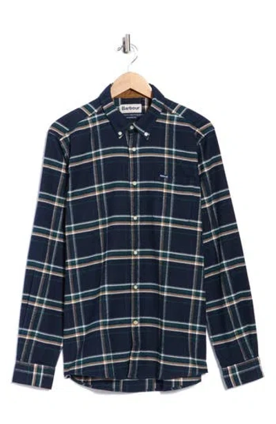 Barbour Ronan Tailored Fit Check Button-down Shirt In Multi