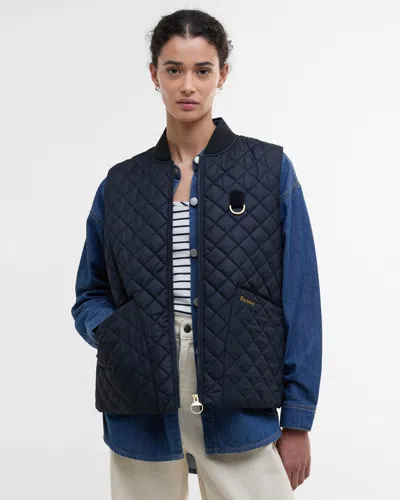 Barbour Rosalie Womens Gilet In Blue