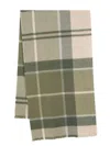 Barbour Rosefield Tartan Scarf In Green