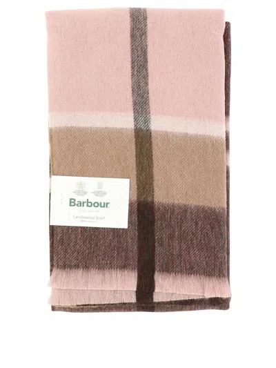 Barbour Rosefield Scarf In Pink