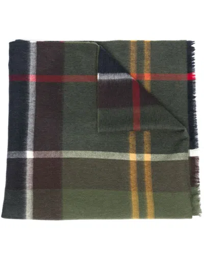 Barbour Rosefield Tartan Wool Scarf