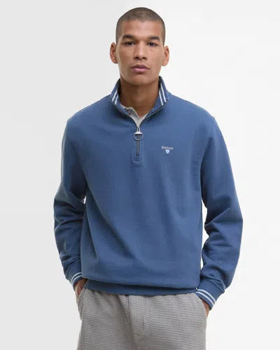 BARBOUR ROSFORD MENS HALF ZIP SWEATSHIRT