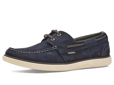 Barbour Rothley Boat Shoes In Blue