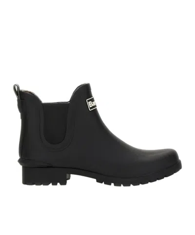 Barbour Round-toe Ankle Boots In Black