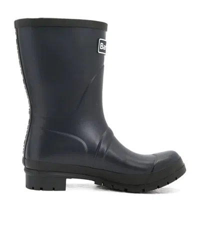Barbour Round-toed Tall Rain Boots In Black