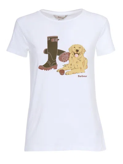Barbour Rowen T-shirt In White